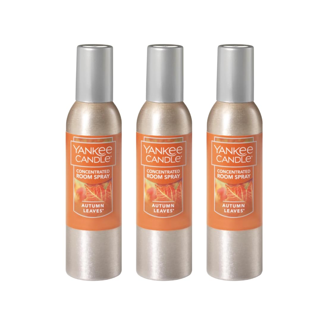 Yankee Candle Concentrated Room Spray, Autumn Leaves, 1.5 OZ (Pack of 3) - Medaid International