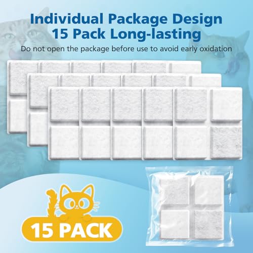 15 Pack Pet Food Desiccant Bags for Petlibro Automatic Cat dog Feeders, Keep Pet Food Dry and Fresh, for Model PLAF001, PLAF101, PLAF005, PLAF006, PLAF103, PLAF203 - Medaid International