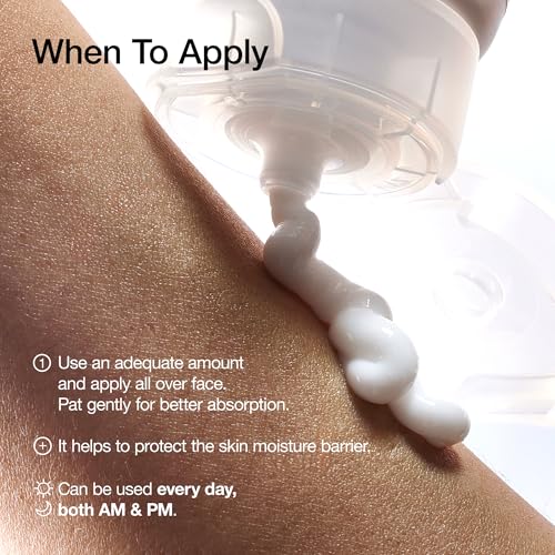 ANUA 3 Ceramide Panthenol Moisture Barrier Cream, Hydrating Face Moisturizer for Normal Skin, Panthenol, Ceramide, Centella for Skin Barrier Non Comedogenic, Korean Skincare (100ml/ 3.38 fl. oz.)|B0DCBPWGBS