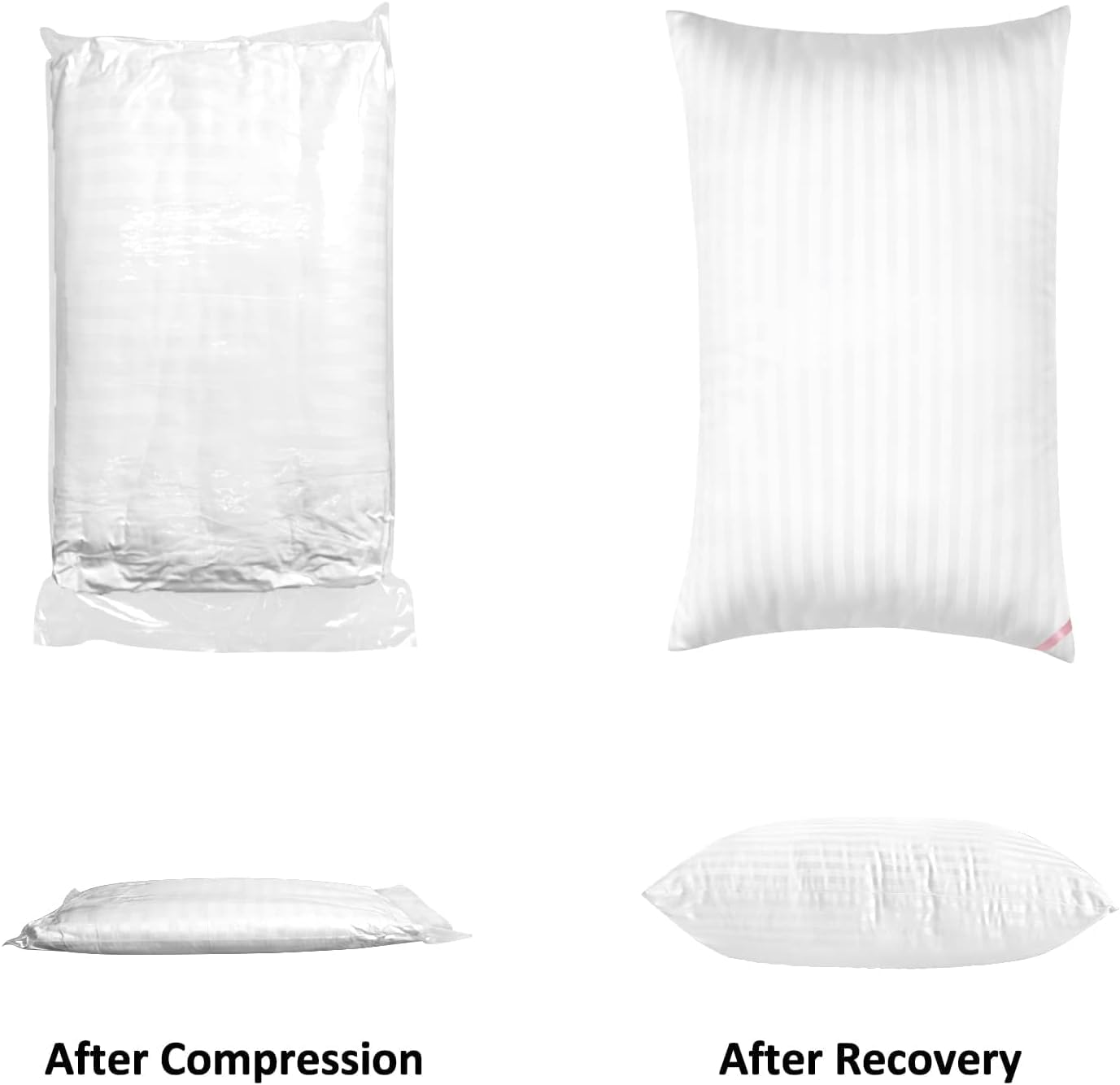 EIUE Hotel Collection Bed Pillows for Sleeping 2 Pack Queen Size,Pillows for Side and Back Sleepers,Super Soft Down Alternative Microfiber Filled Pillows,20 x 30 Inches - Medaid International