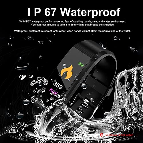 Generic - Fitness Activity Tracker Smart Band with Heart Rate, Pedometer, IPX7 Waterproof