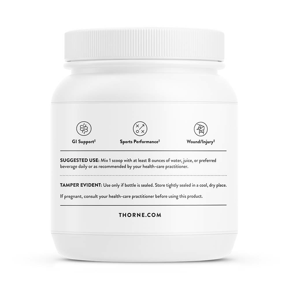 THORNE - L-Glutamine Powder - Glutamine Powder for GI Health and Immune Function* - 17.8 Oz - Medaid International