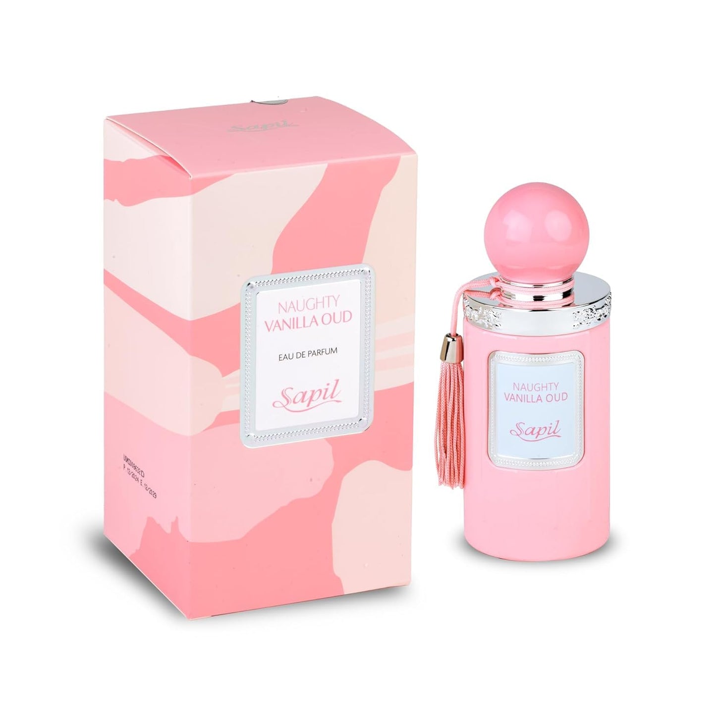 Sapil Naughty Vanilla Oud Eau De Parfum for Women – Long-Lasting Sweet Vanilla & Caramel Perfume with Musk, Amber & Oud – Luxury Arabic Gourmand Fragrance – 3.38 oz - Medaid International
