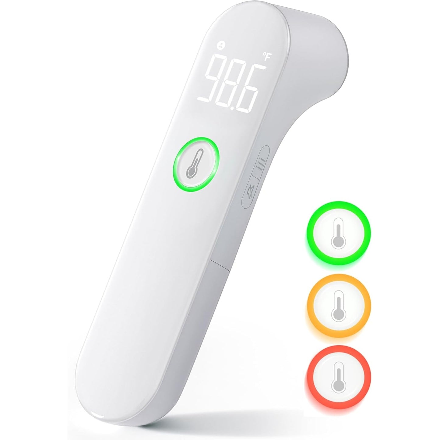 Thermometer for Adults and Kids, Fast Accurate Baby Thermometer, FSA HSA Eligible, Fever Alarm & Mute Mode, Baby Essentials - Lifetime Support - Medaid International