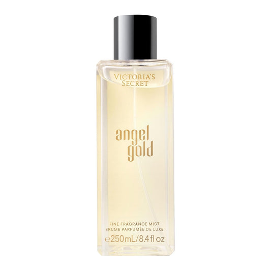 Victoria's Secret Angel Gold Fragrance Mist, Notes of Sparkling Bergamot, Gardenia & Musk, Body Spray for Women (8.4 oz) - Medaid International