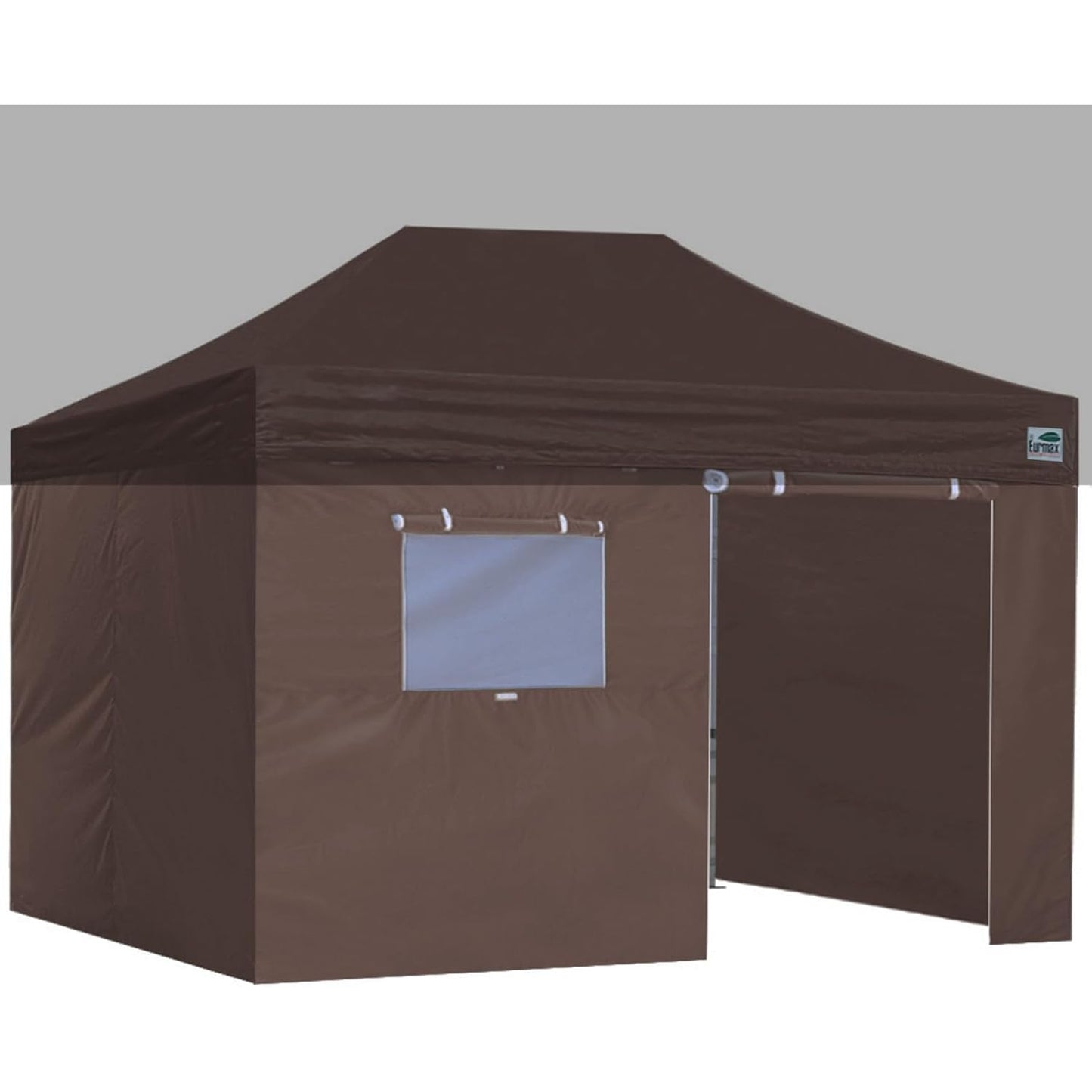 Eurmax USA Full Zippered Walls for 10 x 20 Easy Pop Up Canopy Tent,Enclosure Sidewall Kit with Roller Up Mesh Window and Door 4 Walls ONLY,NOT Including Frame and Top(White) - Medaid International