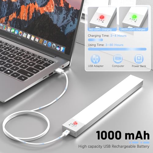 Ouila - Motion Sensor LED Wardrobe Light, 36 LEDs, USB Rechargeable, 4 Modes