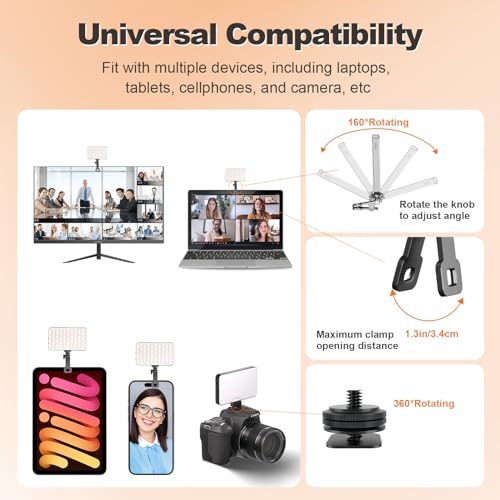 Peyou - 57" Portable Selfie Stick Tripod with Detachable Fill Light & Bluetooth Remote