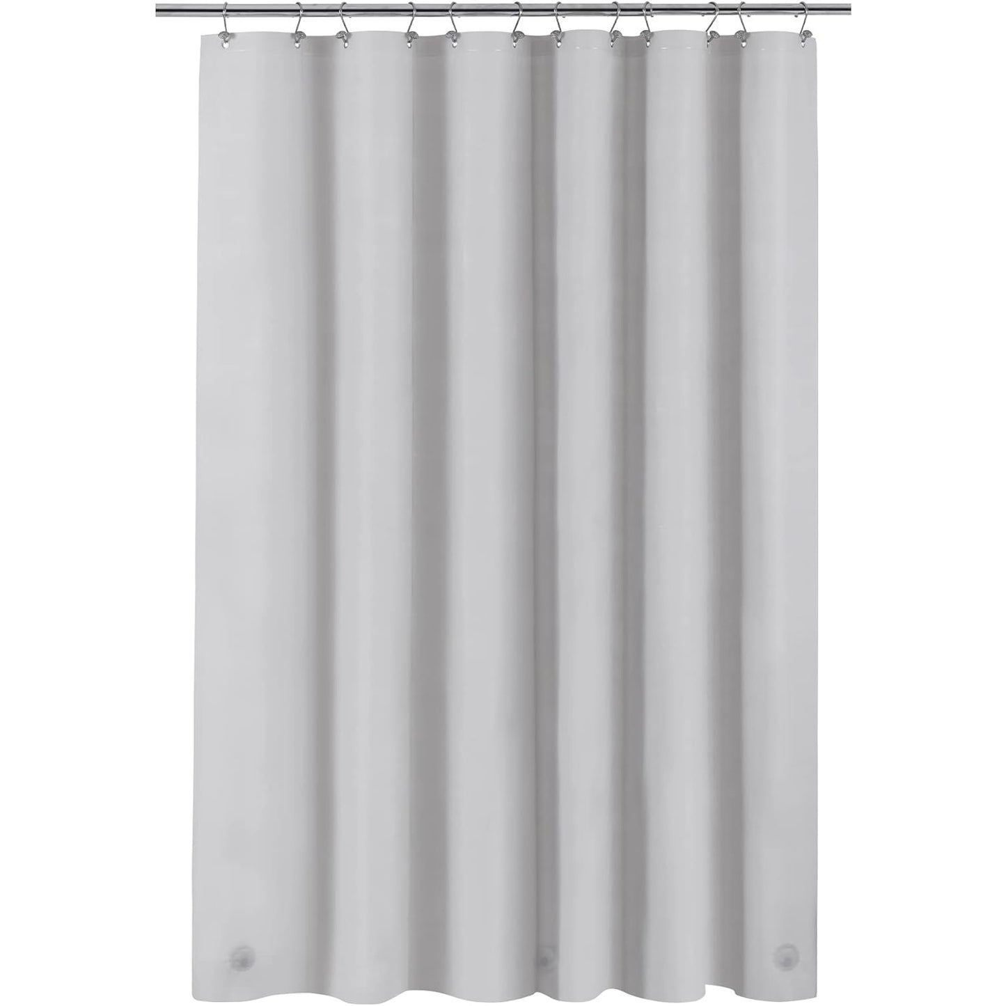Barossa Design Plastic Shower Liner Clear - Premium PEVA Shower Curtain Liner with Rustproof Grommets and 3 Magnets, Waterproof Cute Lightweight Standard Size Shower Curtains for Bathroom - Clear - Medaid International