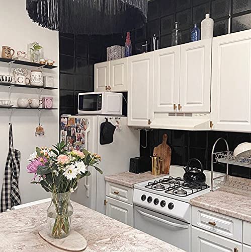 ROSEROSA Peel and Stick PVC Marble Self-Adhesive Wallpaper Covering Counter Top Shelf Liner Matte Oman (EH139 : 2.00 Feet X 6.56 Feet) - Medaid International