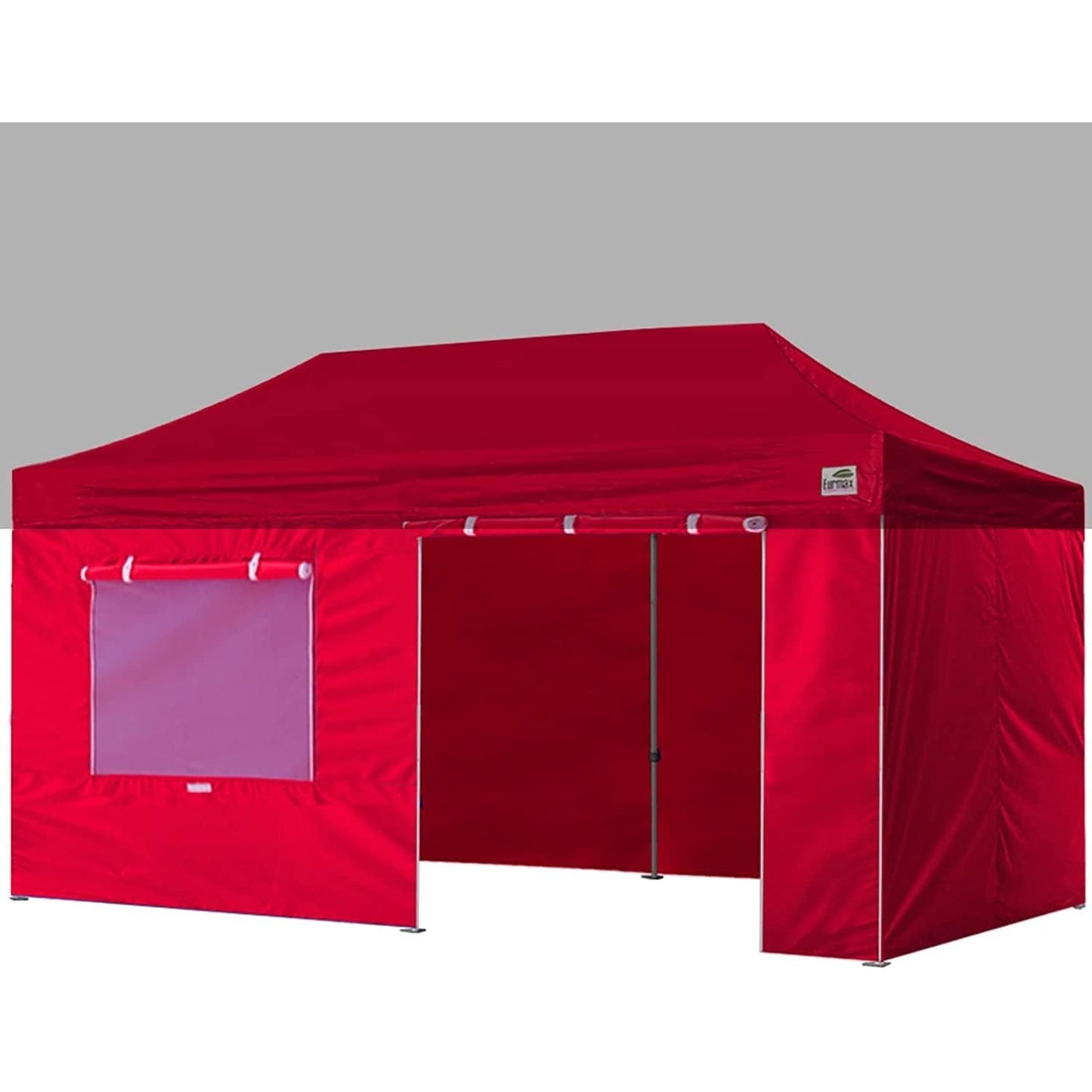 Eurmax USA Full Zippered Walls for 10 x 20 Easy Pop Up Canopy Tent,Enclosure Sidewall Kit with Roller Up Mesh Window and Door 4 Walls ONLY,NOT Including Frame and Top(White) - Medaid International