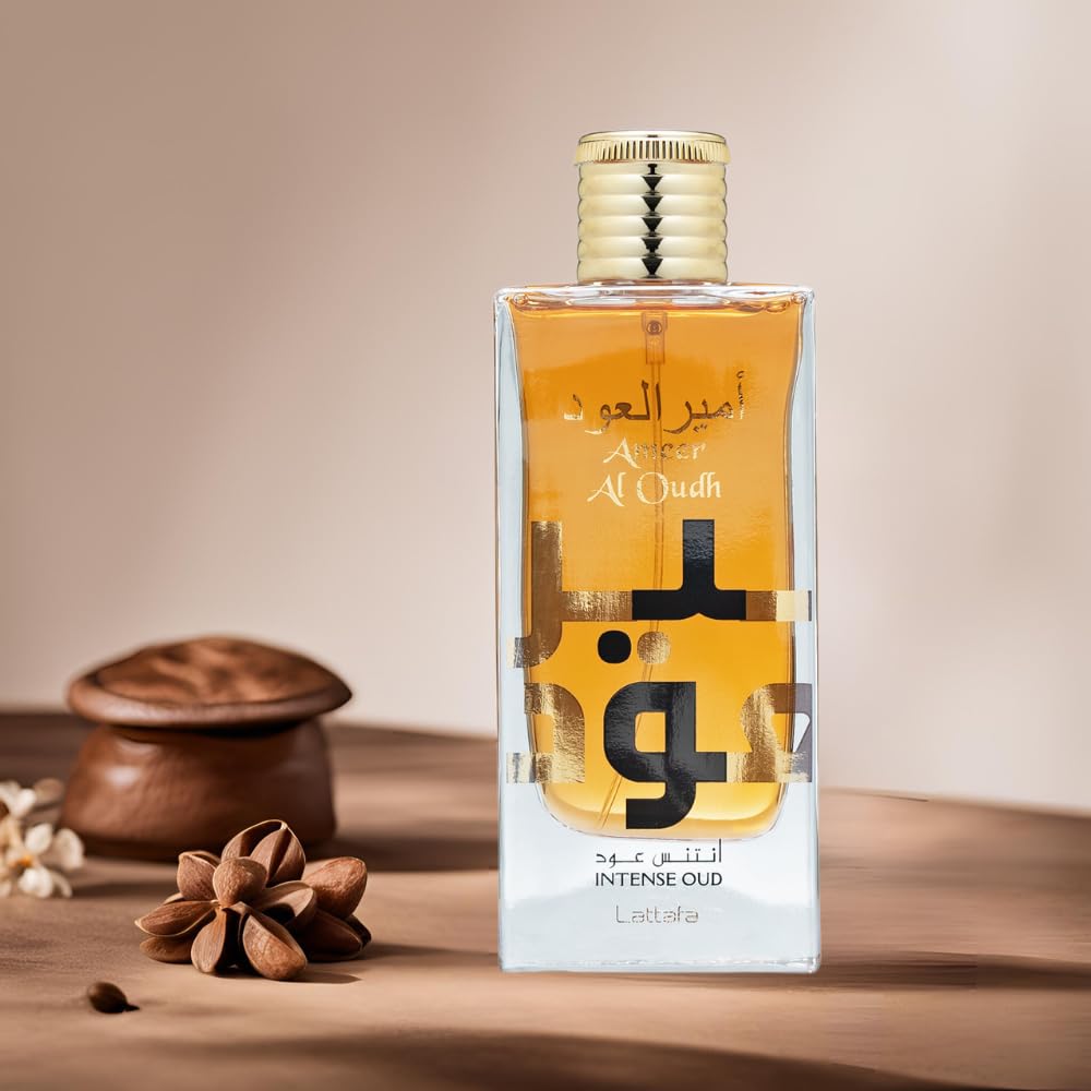 Lattafa Ameer Al Oud Intense Oud for Unisex Eau de Parfum Spray, 3.4 Ounce - Medaid International
