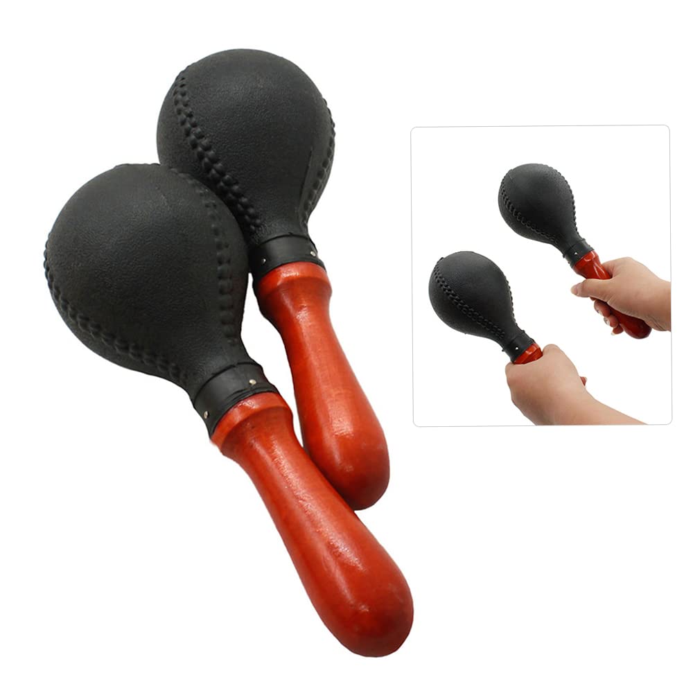 OUNA Maracas, Professional Pair of Maracas Shakers Rattles Sand Hammer Percussion Instrument Musical Toy for Kid Children KTV Party Game - Medaid International