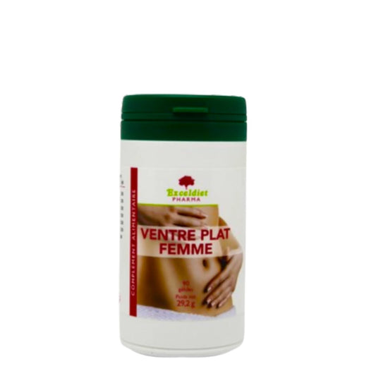Ventre Plat - Digestion Minceur - Transit - Ballonnement - Confort digestif - Elimination - Détox - Amincissant Extra Fort - 90 Gélules Végan - Made In France Exceldiet Pharma - Medaid International