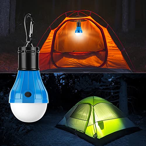 Ankier - LED Camping Lights with Carabiner Clips, 3 Lighting Modes, Portable Lantern