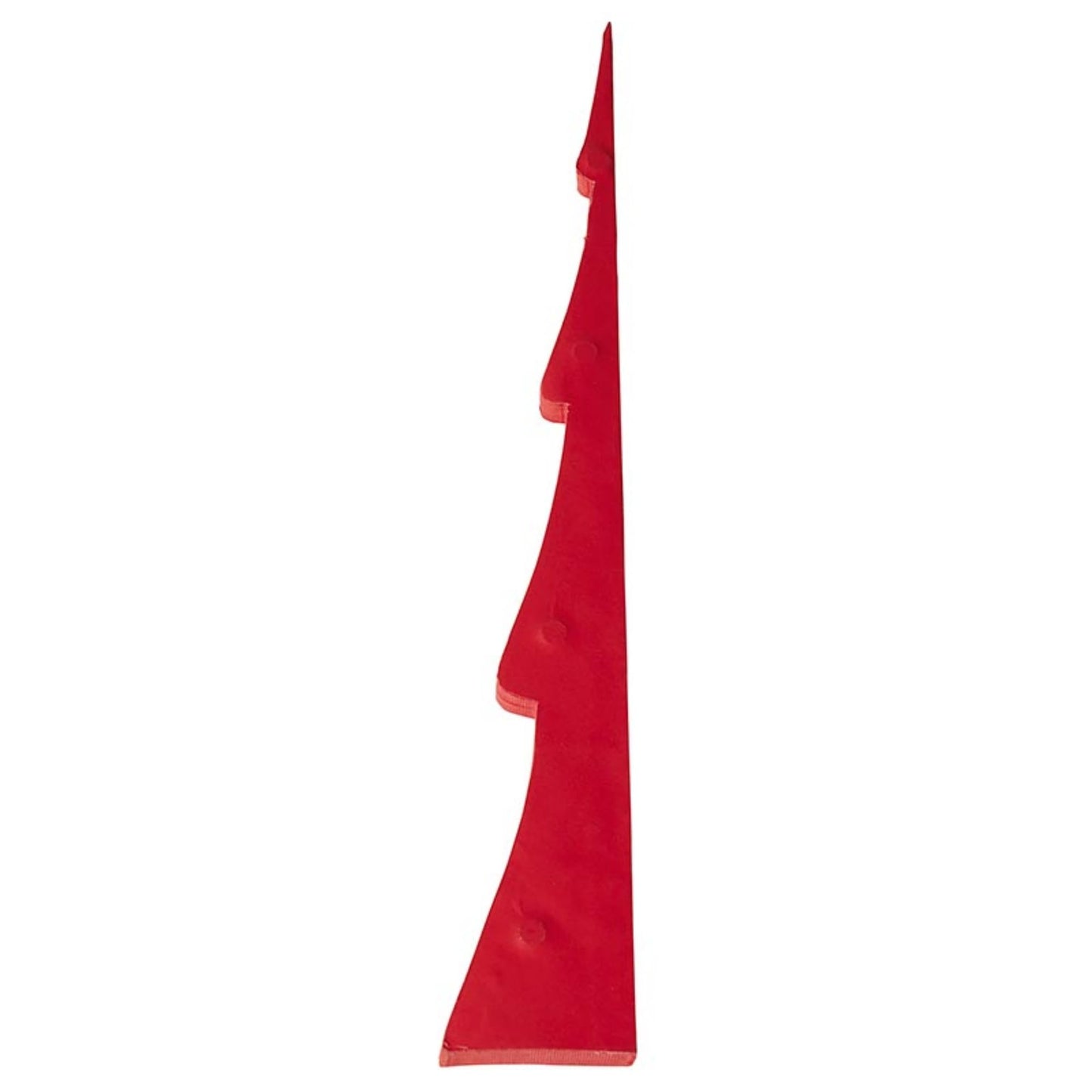 Santa Barbara Design Studio Honeycomb Paper Christmas Trees - 3D Foldable Fir Tree Holiday Centerpiece Red, 18" Tall, Frasier - Red - Medaid International