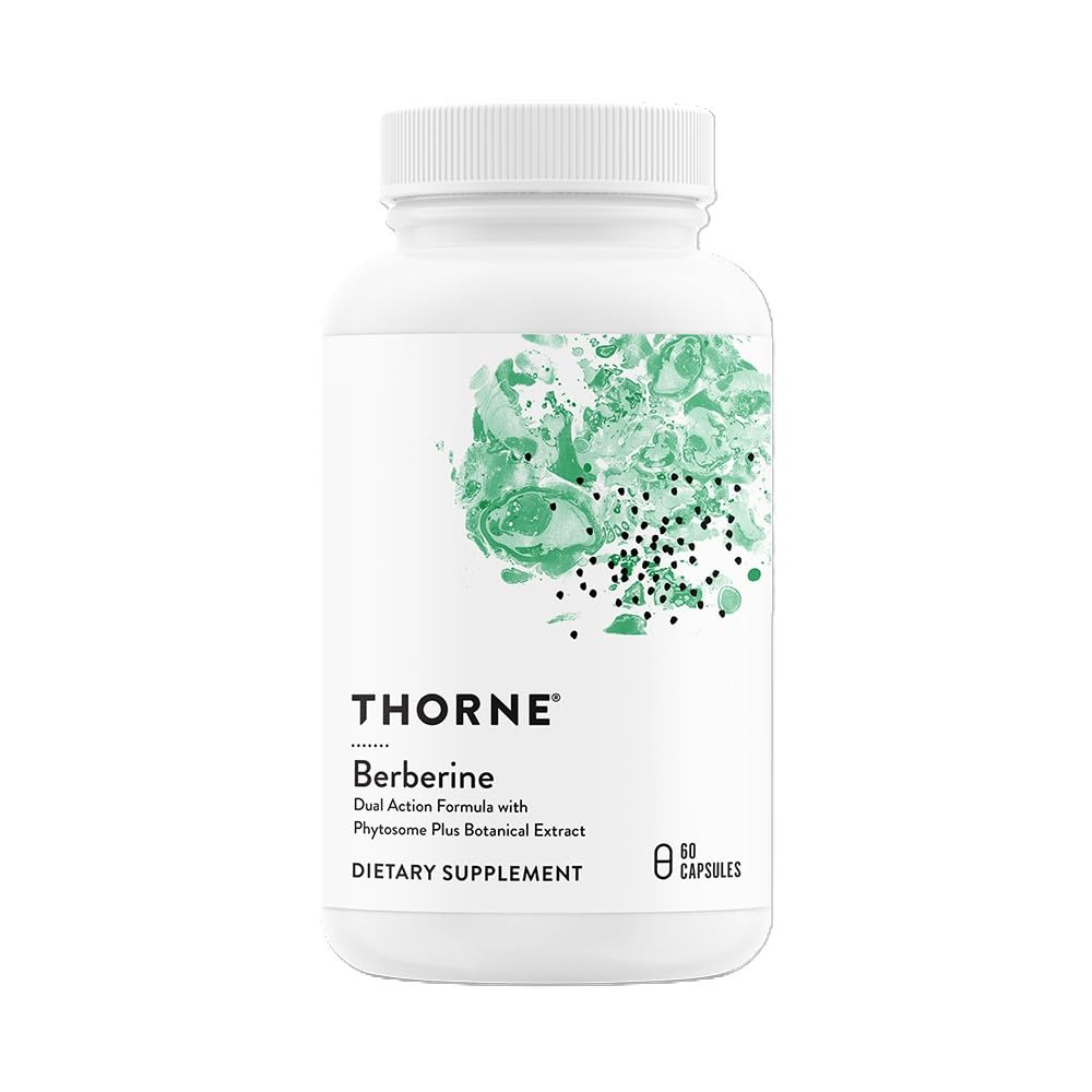 THORNE - Berberine - Dual Action Formula with Phytosome Plus Botanical Extract - Support Heart Health, Immune System, Healthy GI, Cholesterol* - Gluten-Free, Dairy-Free - 60 Capsules - 30 Servings - Medaid International