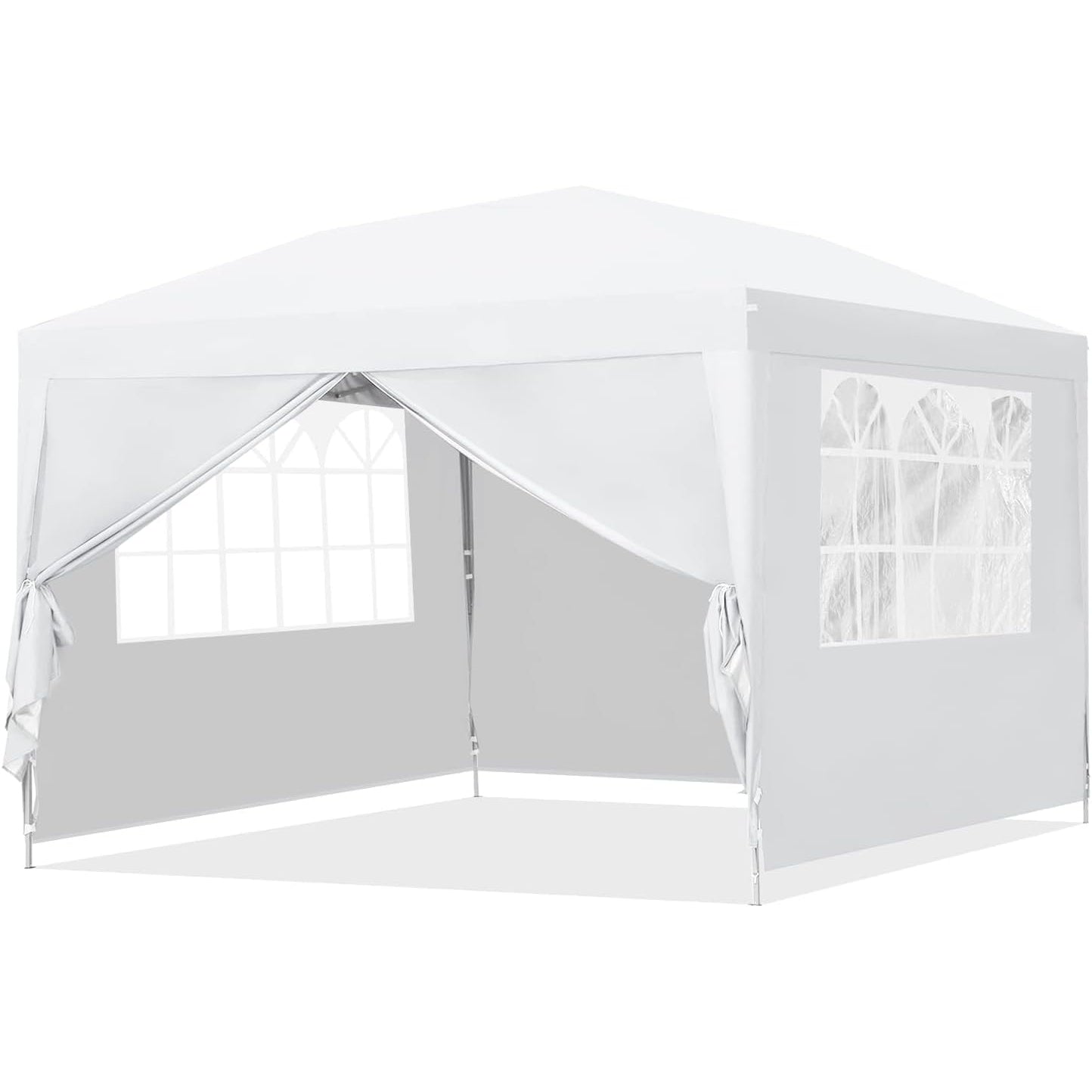 GDY 10x10ft Pop-up Paint Tent, Pink Canopy Tent, Instant Shelter Portable Outdoor Canopies with 4 Removable Side Walls.… - Medaid