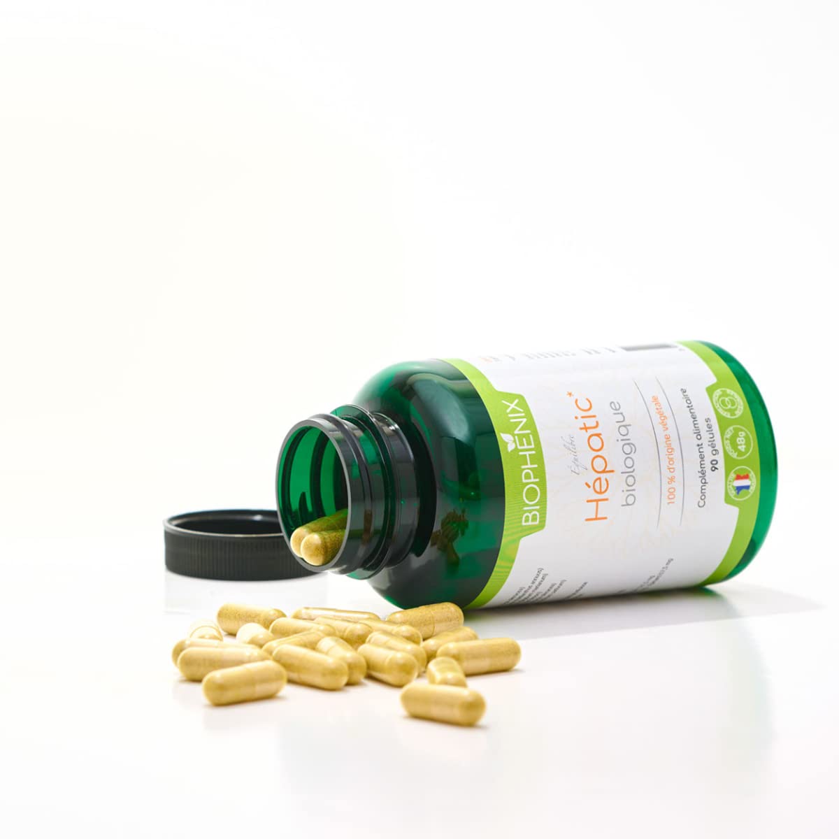 Biophénix Hépatic biologique 90 gélules - Complément alimentaire BIO 100% naturel à base de végétaux - Favorise les fonctions du foie - Medaid International