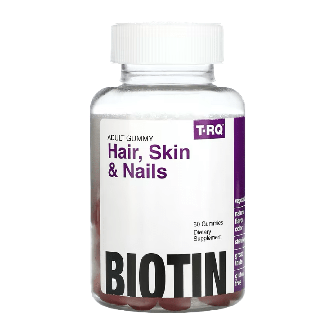 TRQ BIOTIN Hair, Skin & Nails 60 adult Gummies - Medaid International