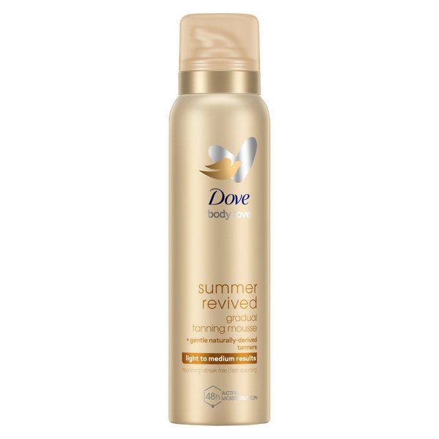 Dove DermaSpa Summer Revived Fair to Medium Gradual Self-Tan Body Mousse 150ml - Medaid
