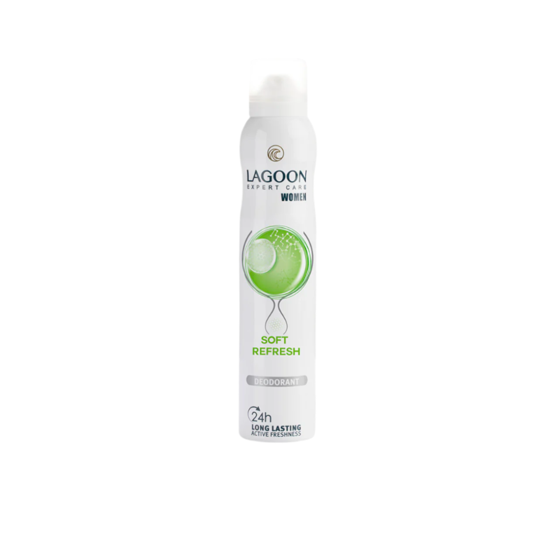 Lagoon 24HR Active Freshness Deo Spray for Women 200ml - Soft Refresh - Medaid International