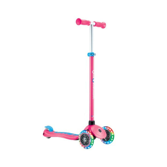 Globber Primo Lights 3 Wheel Light-Up Fushia Scooter - Medaid International
