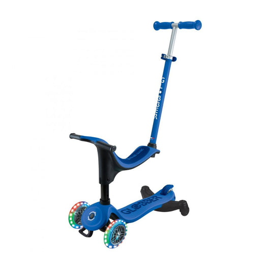 Globber Go Up Sporty Lights 360° Navy Blue Scooter - Medaid International