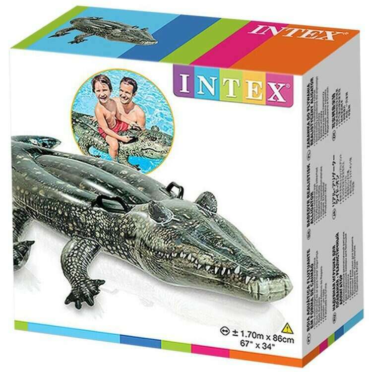 Realistic Gator Ride-On Inflatable - Medaid International