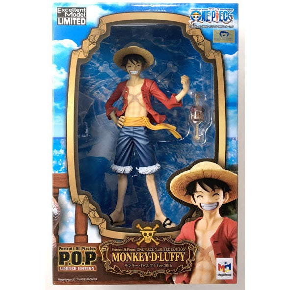 One Piece Monkey D. Luffy Ver 20th Anniversarry Portrait of the Pirates Figure by MegaHouse - Medaid International