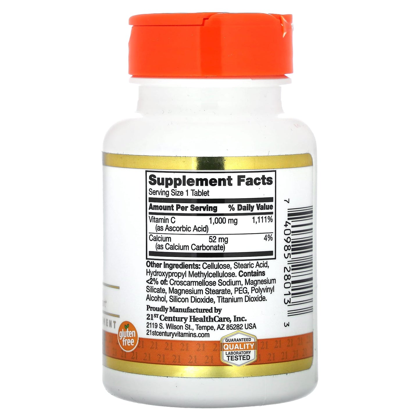 21st Century, Vitamin C, 1,000 mg, 60 Tablets - Medaid