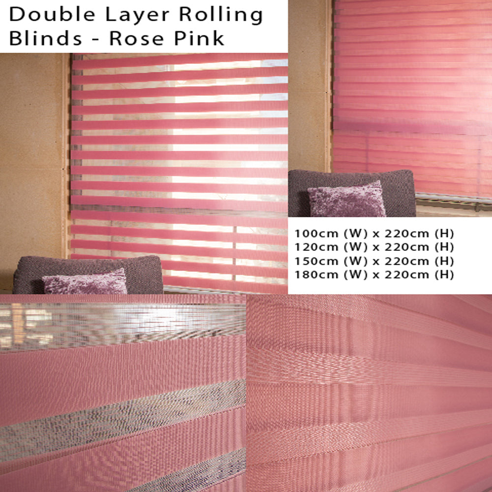 Double Layer Rolling Blinds - Medaid