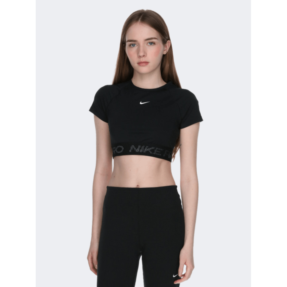 Buy Nike Pro Df Women Training T-Shirt Black/Cool Grey Medaid