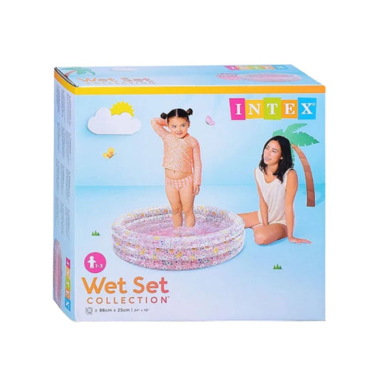 Intex Romantic Flowers Paddling Inflatable Pool - Medaid International