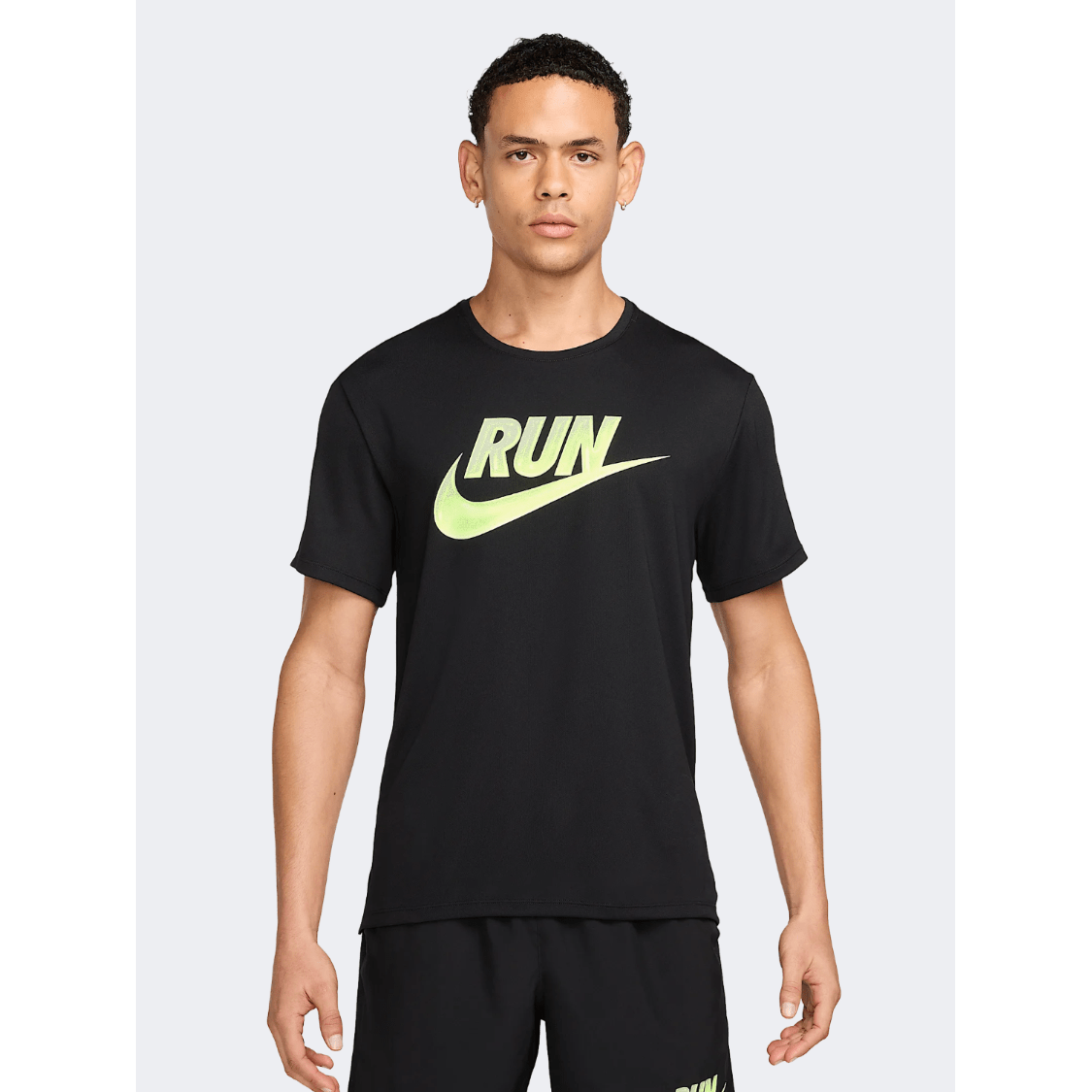 Nike Miler Run Energy Men Running T-Shirt Black - Medaid International