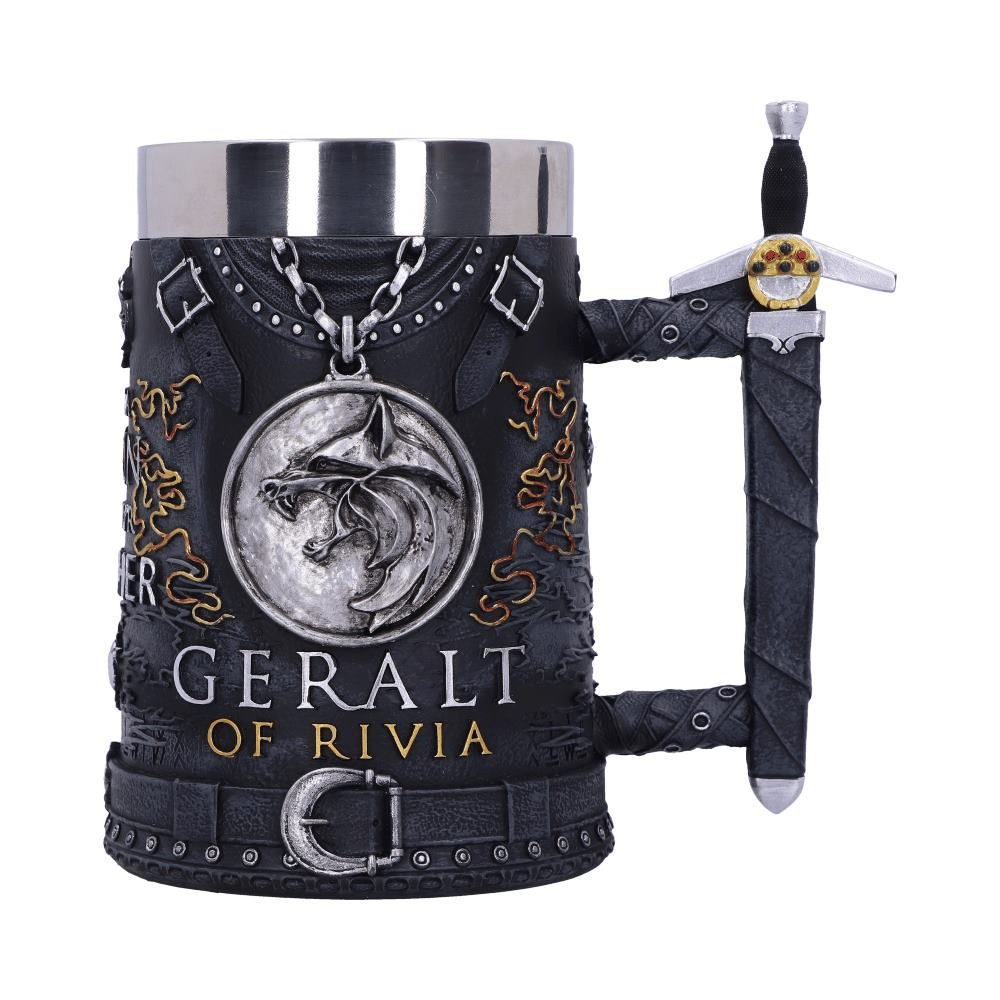 The Witcher Geralt of Rivia Tankard 15.5cm By Nemesis - Medaid International