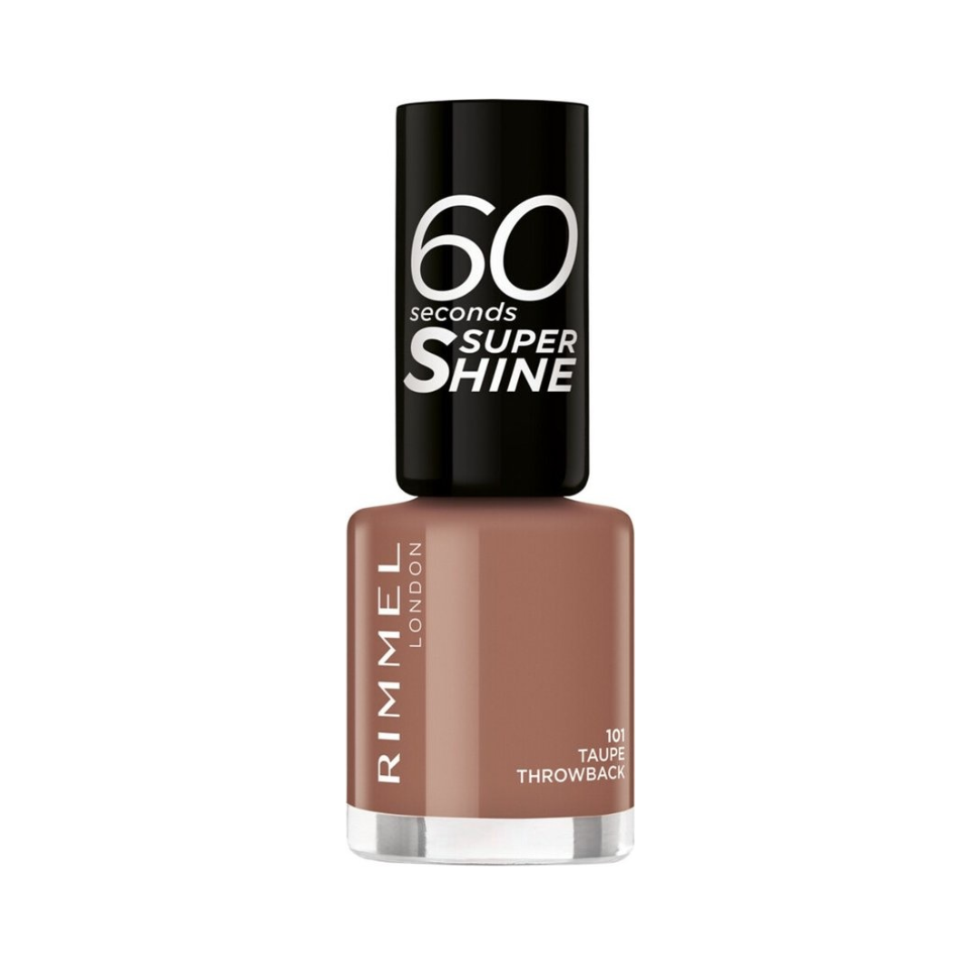 Rimmel 60 Seconds Nail Polish 101 Taupe Throwback - Medaid International