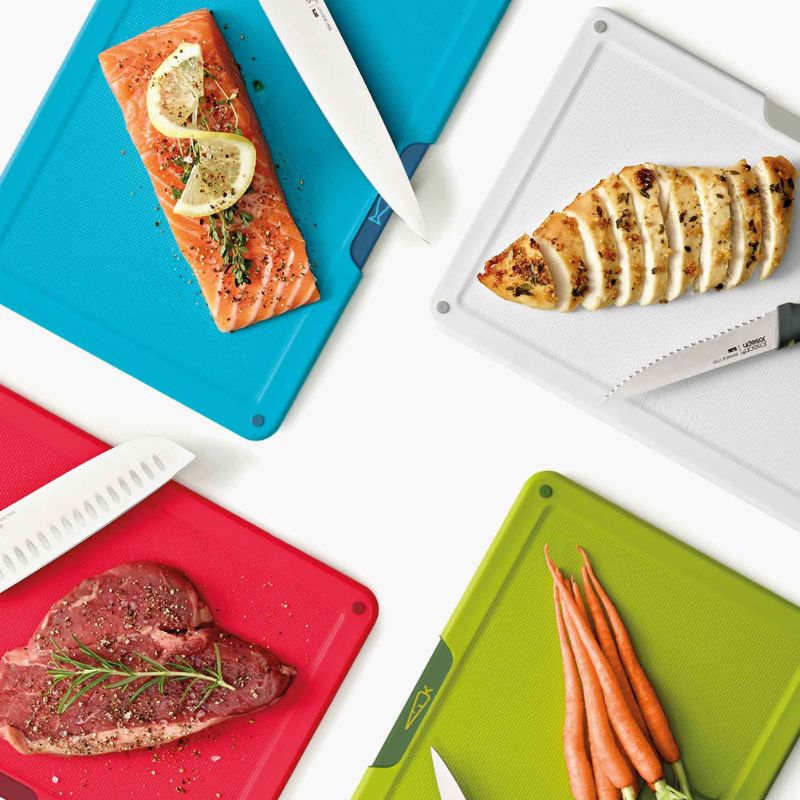 Joseph Joseph Folio™ Icon Plus Multicolour 8-piece Knife & Chopping Board Set - Medaid International