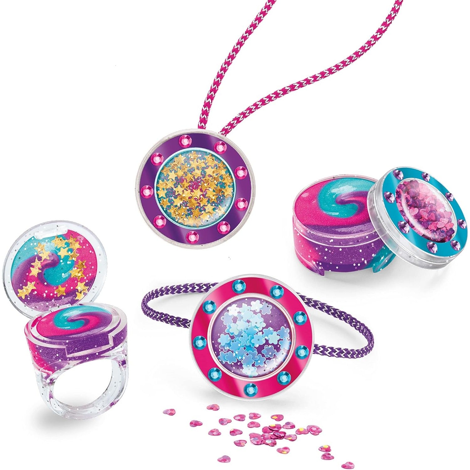 Shimmer N Sparkle Glitter & Gem Lip Gloss Lockets - Medaid International
