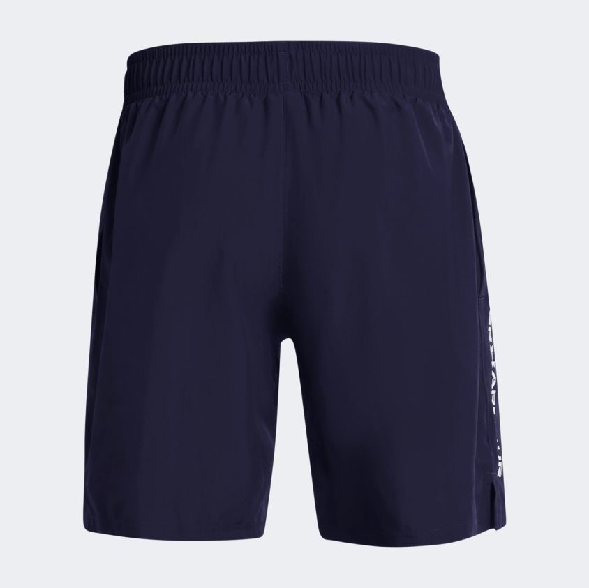 Under Armour Tech Woven Wordmark Men Training Short Midnight Navy/White - Medaid International