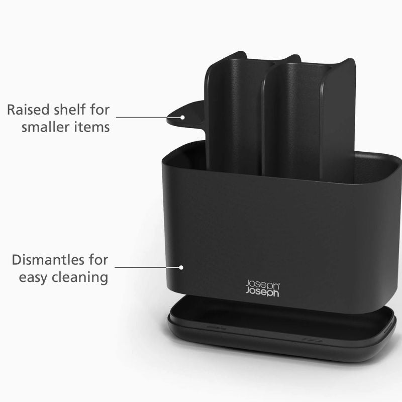 Joseph Joseph EasyStore™ Large Matt Black Toothbrush Holder - Medaid International