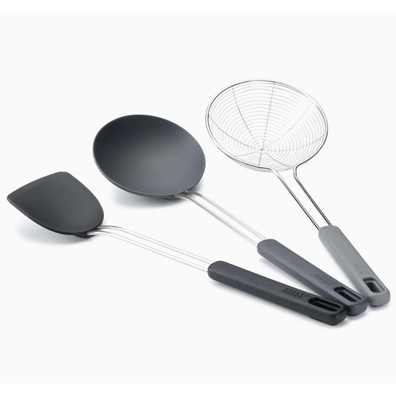 Joseph Joseph Nest™ Fusion 3-piece Black Wok Utensil Set - Medaid International