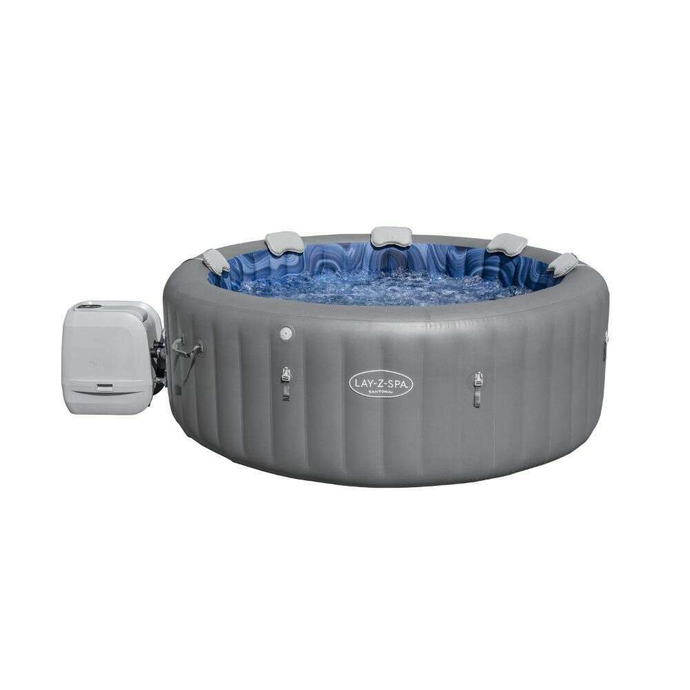 Lay-Z-Spa Santorini Hydrojet Pro 216x80cm, 6-7 Pers - Medaid International