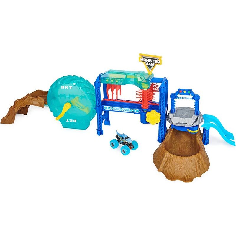 Monster Jam 1:64 Megalodon Monster Wash Playset - Medaid International