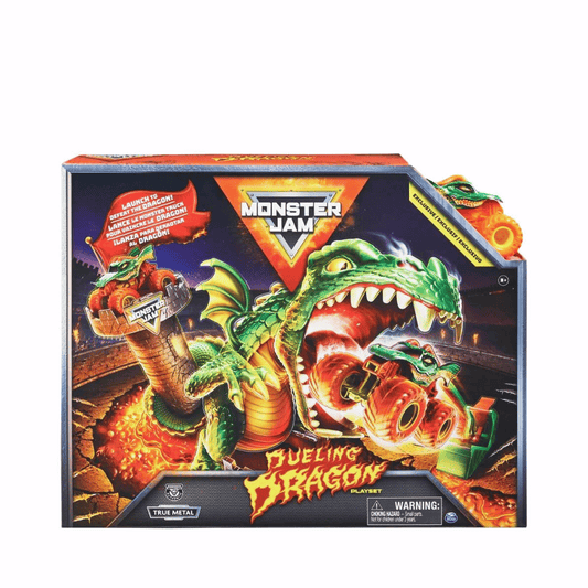 Monster Jam 1:64 Dueling Dragon Stunt Playset - Medaid International