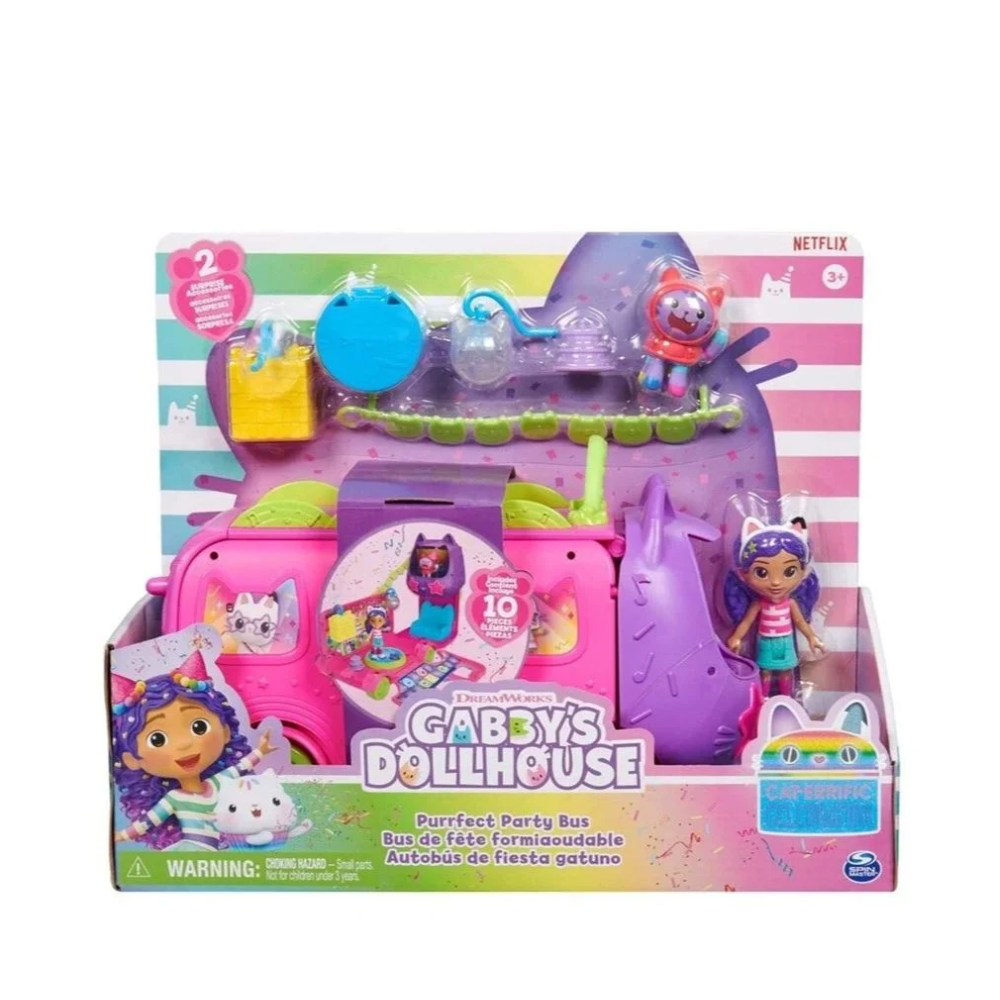 Gabby's DH Purrfect Party Bus By Spin Master - Medaid International