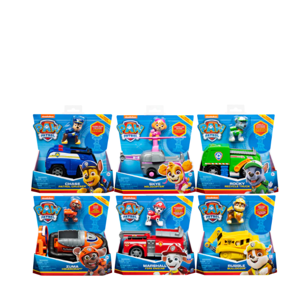 Paw Patrol Basic Vehicle Sustainable Assorted (1 RANDOM) - Medaid International
