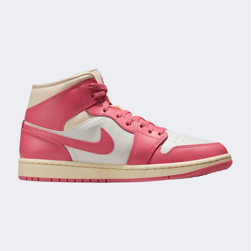 Nike Air Jordan 1 Mid Women Lifestyle Shoes Pink - Medaid International