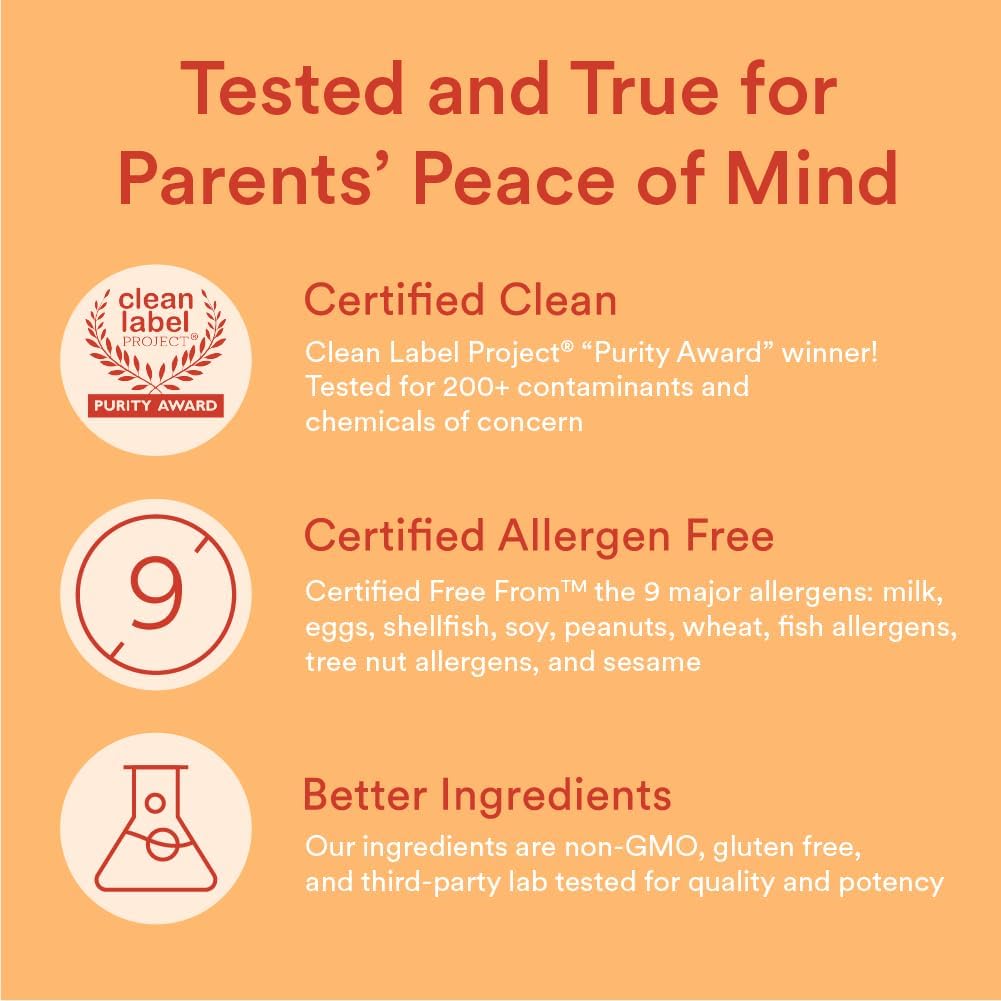 SmartyPants Kids Multivitamin Gummies: Omega 3 Fish Oil (EPA/DHA), Vitamin D3, C, Vitamin B12, B6, Vitamin A, K & Zinc - 120 Count (30 Day Supply) - Medaid