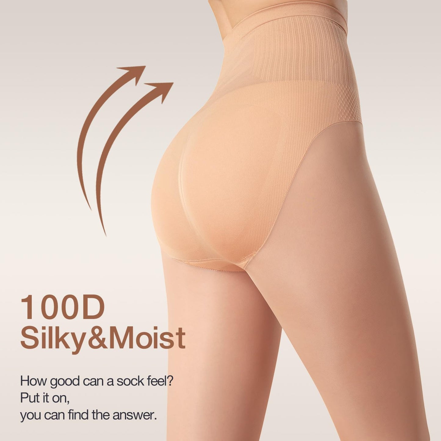 Ms.Myland Semi-opaque Tights, 100D Soft Dacron Regular Women's Sheer Tights Multicolour Pantyhose,1 Pair Pack (monolayer) - Medaid International